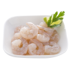 Raw king prawns